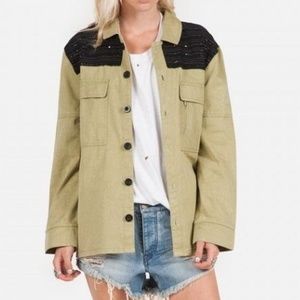 Volcom Glam Slam Military Shirt Jacket